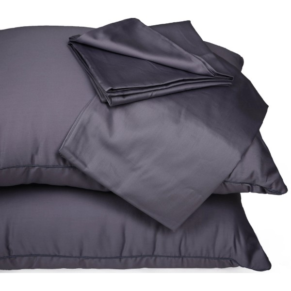 Фото - Ковдра дитяча літо MirSon №2996 110х140 Line Satin Premium 0240 Iron grey Bamboo + 2 наволочки 50х70 (2200010979589)